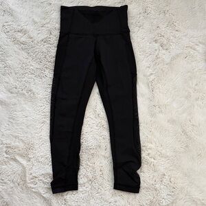 Lululemon Seek The Heat Crop Size 2 Black